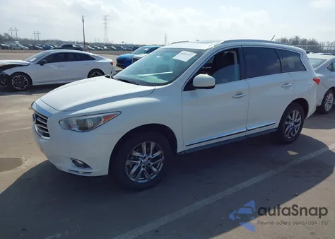 2013 Infiniti Jx35 z USA, uszkodzony, nr VIN 5N1AL0MN8DC344550